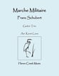 Marche Militaire Guitar and Fretted sheet music cover